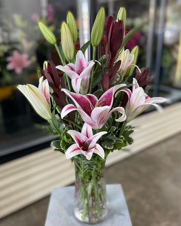 Stargazer Lily Bouquet Flower Arrangement
